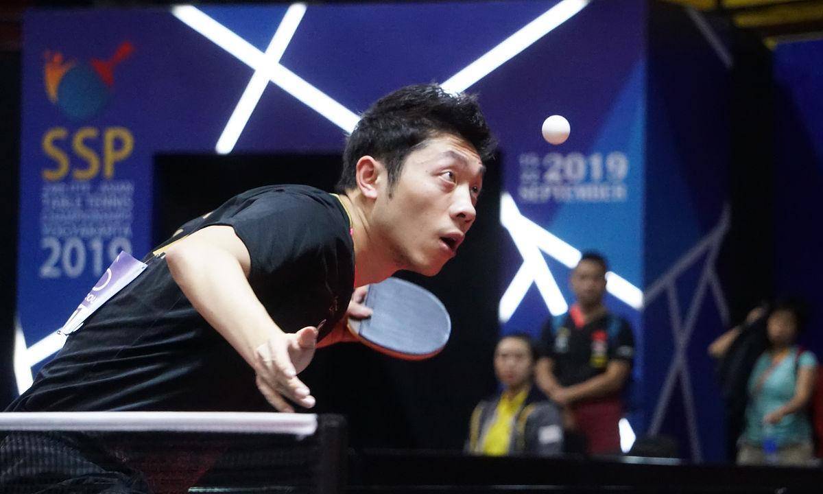 奥地利乒乓球队绝杀比利时乒乓球队，许昕完成帽子戏法